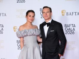 Michael Fassbender, Alicia Vikander Rare Red Carpet Date at BAFTA Gala