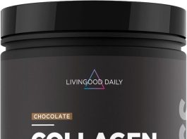 Livingood Daily Chocolate Collagen Powder for Women & Men, Hydrolyzed Collagen Peptides Powder with Vitamin C, Protein with 20 Amino Acids, Type I & III, Grass Fed, Keto, Paleo, Gluten Free, 30 Srvgs